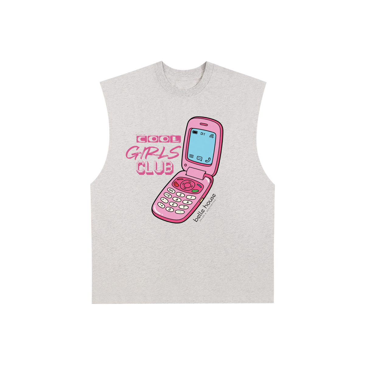 “Cool Girl’s Club” Cotton Tank Top