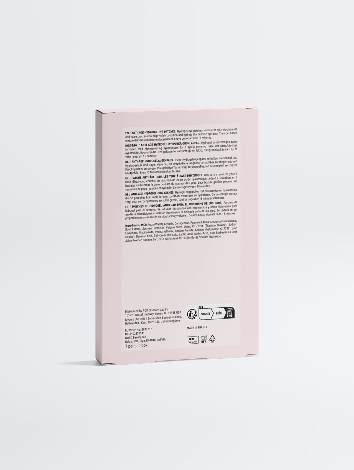 Anti-Age Hydrogel Eye Patches