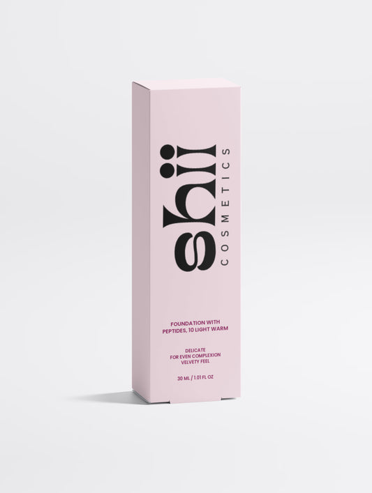 Foundation with Peptides, 10 Light Warm