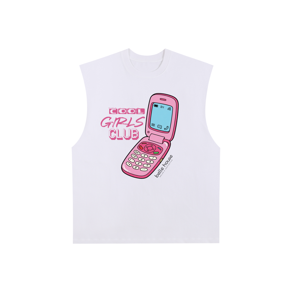 “Cool Girl’s Club”  Cotton Tank Top
