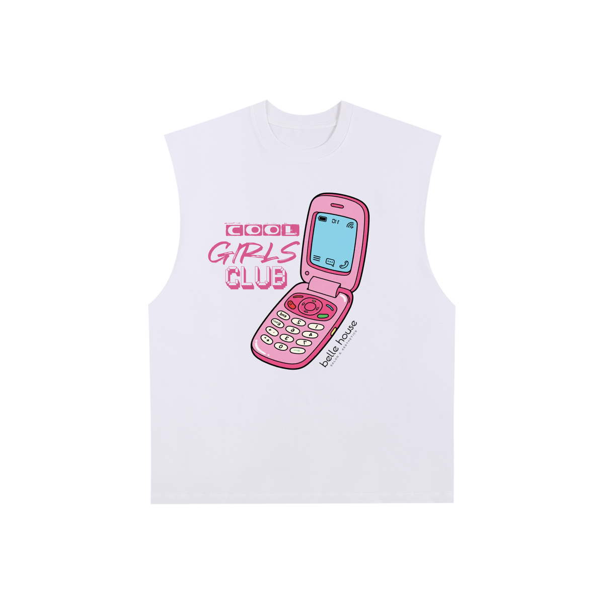 “Cool Girl’s Club”  Cotton Tank Top