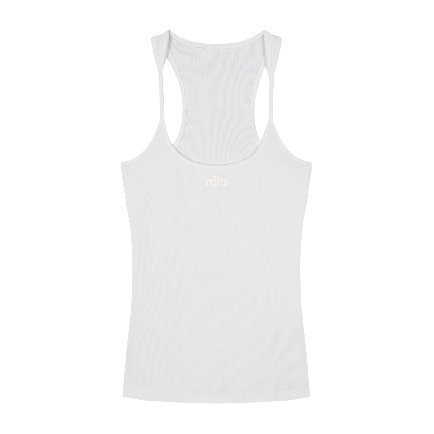 Slim Fit Ribbed Racerback Tank Top