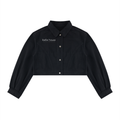 “a girl’s girl” Women’s Crop Denim Jacket