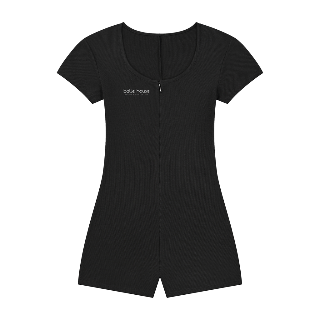 Women's Dual-Function Cape Tie-Waist Romper
