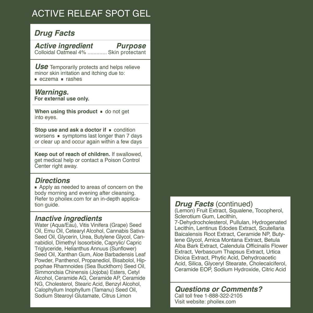 Active ReLeaf Spot Gel | Steroid-Free Fast Relief